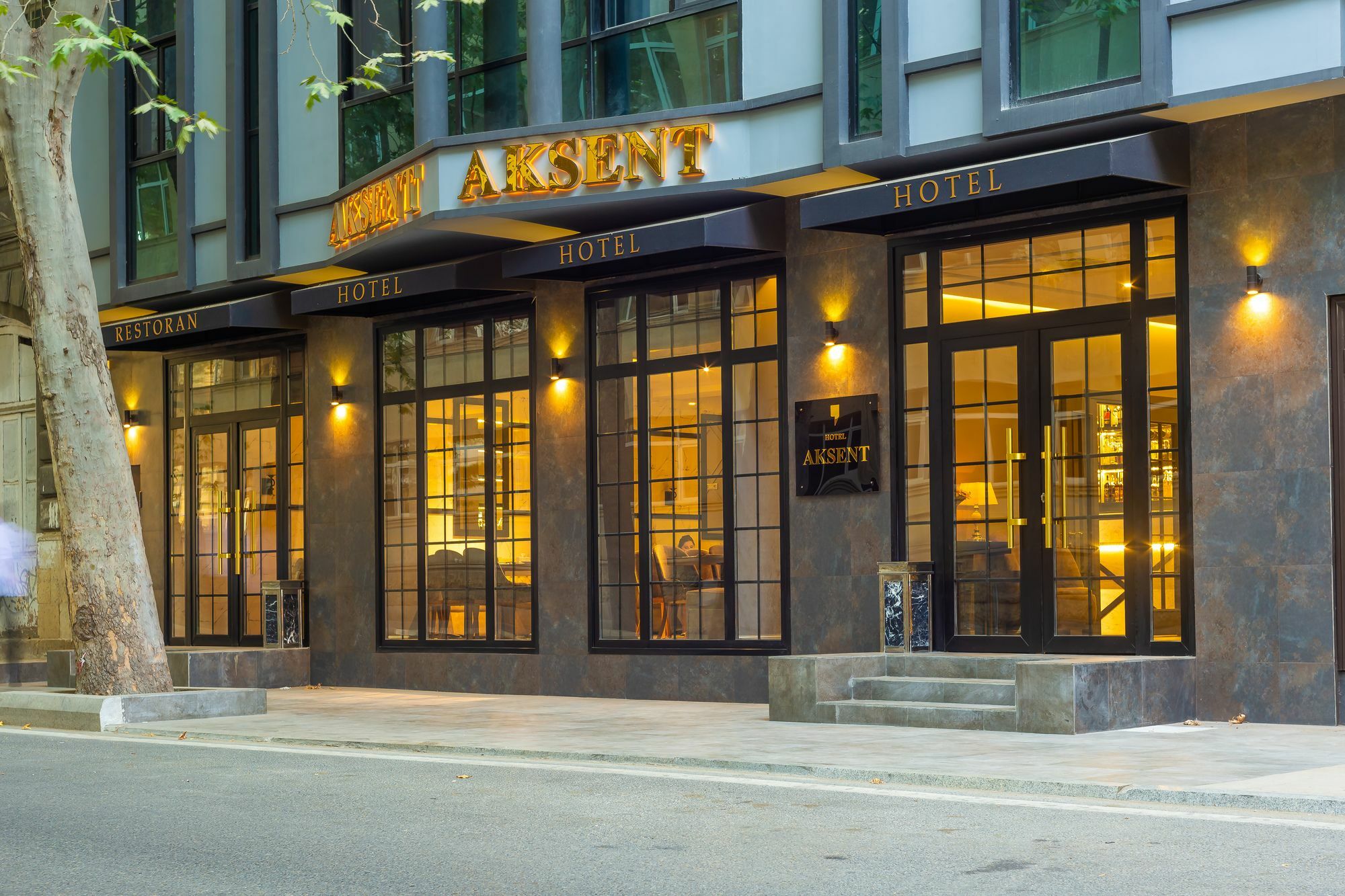 Aksent Hotel Баку Экстерьер фото